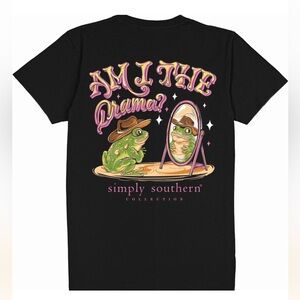 Simply Southern Am I The Drama? Frog T-Shirt Tee